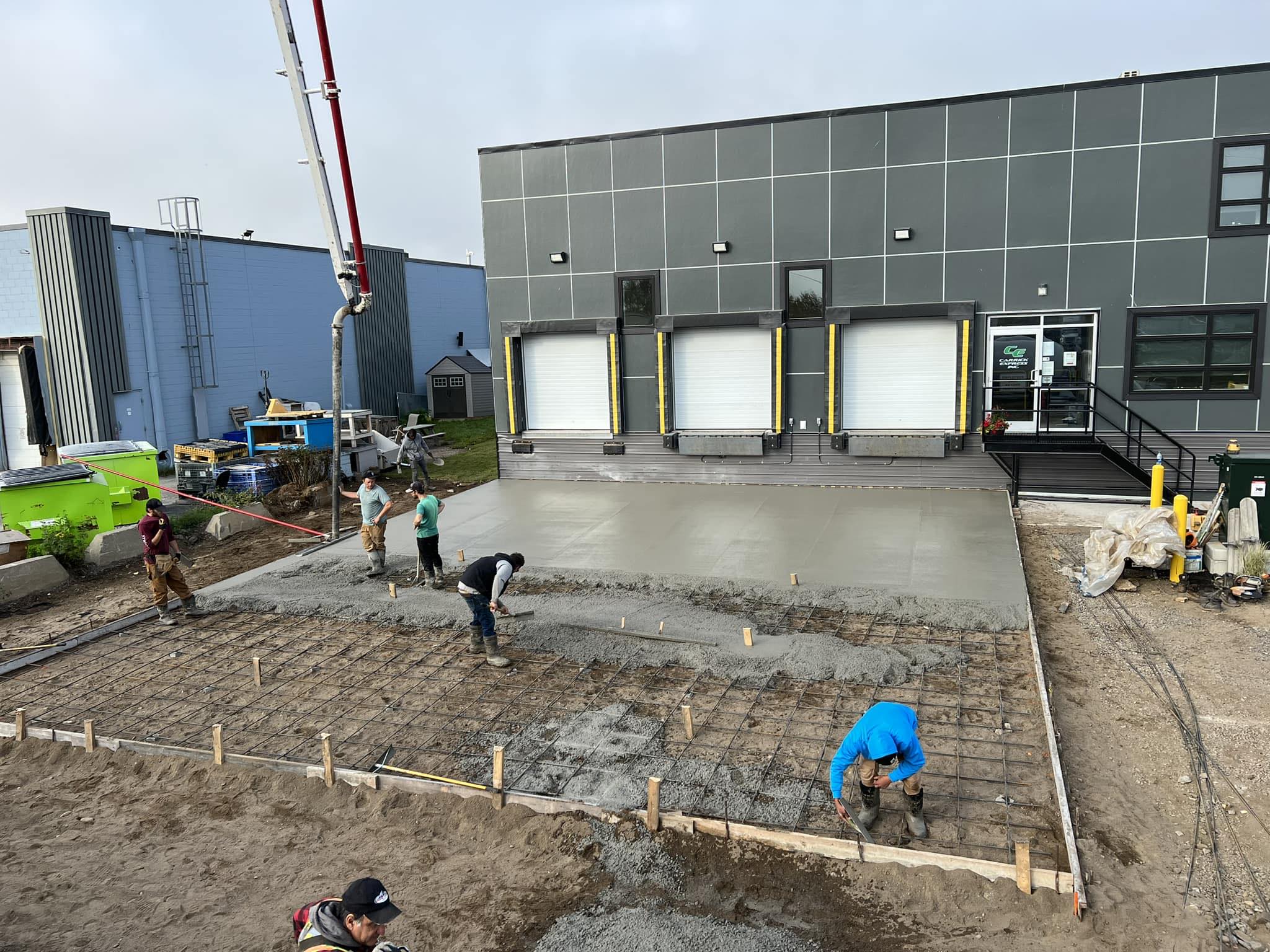 Laying down a concrete foundation with the toughest team in Thunder Bay.